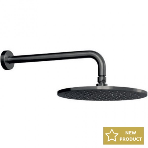 Shower head Wall-mounted 25x25 material: Inox, style: 1 spray, color: Black surface: Brushed Overhead showers Shower head Wall-mounted 25x25 material: Inox, style: 1 spray, color: Black surface: Brushed Overhead showers