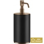 Dispenser countertop material: Brass, color: Bronze surface: Brushed Soap dispensers