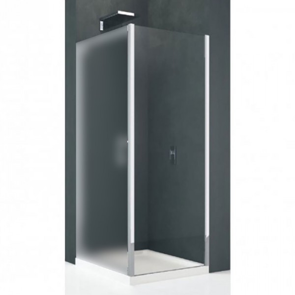 Shower enclosure Linear 73x195 6mm fixed F78 (78-81) Crystal Clear, reversible, side panel, transparent crystal glass 6mm (combine with  Kali 2P, G & S) surface: Glossy, color: Chrome Linear