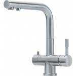 Kitchen tap Deck-mounted material: Inox with water filter Triflow, dual flow, (Franke Clear Water Set 285287 not included), color: Chrome surface: Brushed Deck-mounted Kitchen tap Deck-mounted material: Inox with water filter Triflow, dual flow, (Franke Clear Water Set 285287 not included), color: Chrome surface: Brushed Deck-mounted