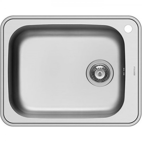 Sink Stainless (Steel) 61x48 material: Inox surface: Srained - Textured free nested 1 bowl 1Β, color: Chrome Stainless steel Sink Stainless (Steel) 61x48 material: Inox surface: Srained - Textured free nested 1 bowl 1Β, color: Chrome Stainless steel