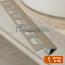 Αρμοκάλυπτρο προφίλ μήκους 2,5m matt καμπυλωτό από αλουμίνιο Προφίλ & αρμοκάλυπτρα 