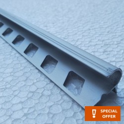 Αρμοκάλυπτρο 2,5m Ματ, Νο6 από αλουμίνιο Προφίλ & αρμοκάλυπτρα 
