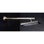 Shower head Wall-mounted 21,6x14 material: Brass, style: 1 spray doccia Finox Brushed Nickel, color: Chrome surface: Brushed Overhead showers Shower head Wall-mounted 21,6x14 material: Brass, style: 1 spray doccia Finox Brushed Nickel, color: Chrome surface: Brushed Overhead showers