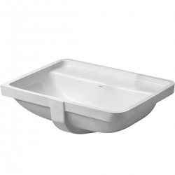 Washbasin Under counter 49x36,5 material: Porcelain (52,5x40) Without overflow, color: White surface: Glossy Under counter
