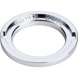 Grip cap material: Brass, color: Chrome Chrome flanges