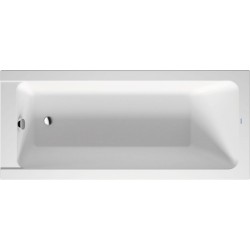 Bathtub Rectangular 170x75 material: Acrylic, color: White no grab bars surface: Glossy