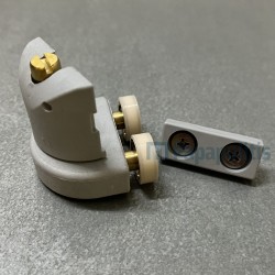 Wheel Silver Brill. material: Plastic Shower joints