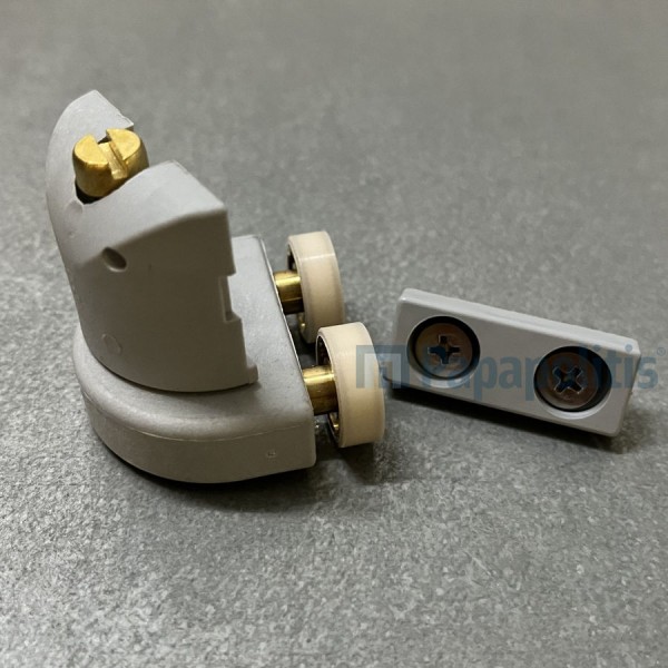 Ρόδα γωνιακής καμπίνας, Silver Brill. από πλαστικό Σετ στήριξης καμπίνας