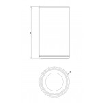 Cupholder countertop material: Brass, color: Black/Bronze surface: Brushed Tumbler holders