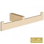 Towel 26,5cm Fixed double material: Brass, color: Bronze surface: Glossy Towel rails