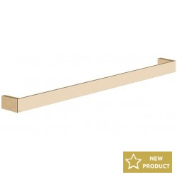 Towel 60cm Fixed material: Brass single, color: Bronze surface: Glossy Towel rails