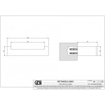 Χαρτοθήκη ανοιχτή από ορείχαλκο Warm Bronze PVD, χρώμα: Μπρονζέ επιφάνεια: Γυαλιστερή Χαρτοθήκες