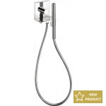 Bidet system external part Fixed temperature material: Brass Shut-Off 120/120, color: Chrome surface: Glossy Wall-mounted bidet hand shower systems