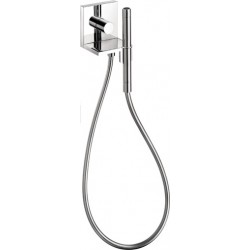 Bidet system external part Fixed temperature material: Brass Shut-Off 120/120, color: Chrome surface: Glossy Wall-mounted bidet hand shower systems