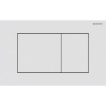 Flush wall plates for concealed cistern easy to clean dual flush valve material: Crystal Mechanical with string, color: White surface: Matt Flush plates Flush wall plates for concealed cistern easy to clean dual flush valve material: Crystal Mechanical with string, color: White surface: Matt Flush plates