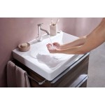 Wash basin tap Deck-mounted material: Brass mixer With pop-up waste set Μ size 110 CoolStart Ecosmart+, color: Chrome surface: Glossy Deck-mounted Wash basin tap Deck-mounted material: Brass mixer With pop-up waste set Μ size 110 CoolStart Ecosmart+, color: Chrome surface: Glossy Deck-mounted