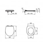 Κάλυμμα λεκάνης soft closing Sandwich slim, χρώμα: Λευκό Κάλυμμα λεκάνης soft closing Sandwich slim, χρώμα: Λευκό
