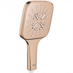 Shower head 3 jets, color: Pink Gold surface: Brushed Hand showers