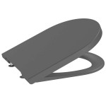 Κάλυμμα λεκάνης soft closing Wrapover Round, Onyx, χρώμα: Μαύρο Καλύμματα