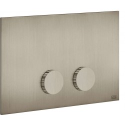 Flush wall plates for concealed cistern dual flush valve material: Metal Mechanical with string, color: Chrome surface: Brushed Flush plates