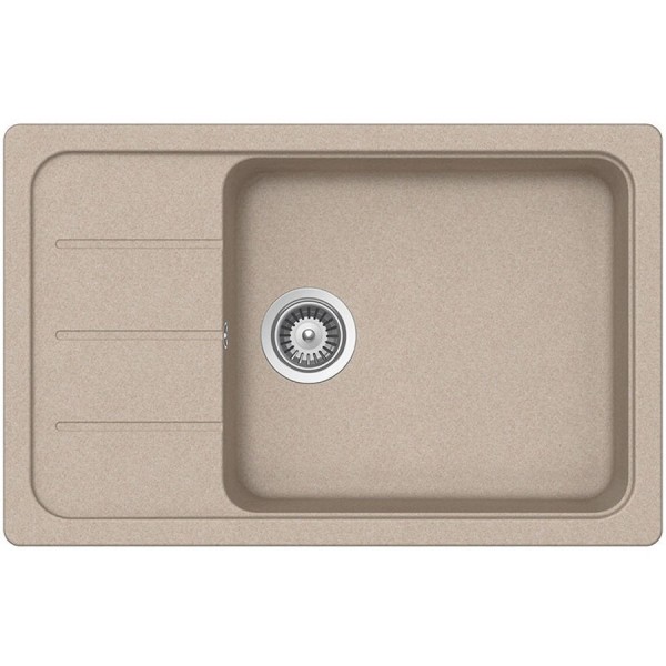 Sink Granite 78x50 left / right nested 1 bowl, color: Beige Granite Sink Granite 78x50 left / right nested 1 bowl, color: Beige Granite