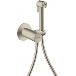 Bidet system external part Mixing material: Brass, color: Chrome surface: Brushed Wall-mounted bidet hand shower systems