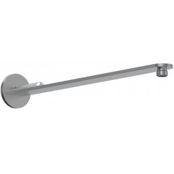 Βραχίονας 47,7cm επίτοιχος τύπος από inox, χρώμα: Χρωμέ επιφάνεια: Βουρτσισμένη