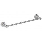 Πετσετοθήκη 40cm σταθερή από inox μονή, χρώμα: Χρωμέ επιφάνεια: Βουρτσισμένη Πετσετοθήκες