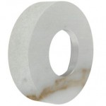 Ροζέτα Φ48mm μπαταρίας, White Calacatta Marble από μάρμαρο, χρώμα: Λευκό/Μπεζ Ροζέτες Ροζέτα Φ48mm μπαταρίας, White Calacatta Marble από μάρμαρο, χρώμα: Λευκό/Μπεζ Ροζέτες