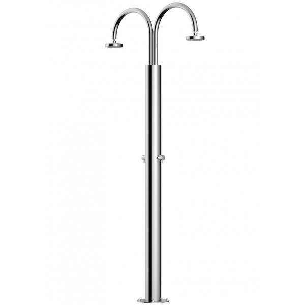 Column outdoor shower material: Inox, color: Chrome surface: Glossy Outdoor shower columns Column outdoor shower material: Inox, color: Chrome surface: Glossy Outdoor shower columns