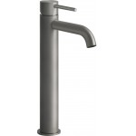 Wash basin tap Deck-mounted for free-standing washbasin material: Brass mixer Without waste, color: Chrome surface: Brushed Deck-mounted