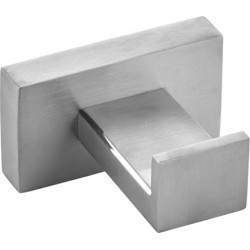 Άγκιστρο από ορείχαλκο μονό Brushed Nickel, χρώμα: Χρωμέ επιφάνεια: Βουρτσισμένη