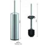 Brush (broom) material: Brass Wall-mounted, color: Chrome surface: Brushed Toilet brush holders Brush (broom) material: Brass Wall-mounted, color: Chrome surface: Brushed Toilet brush holders