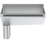 Sink Stainless (Steel) 80x40x70,5 material: Inox surface: Brushed free Wall 1 bowl with waste, Stainless steel, color: Chrome Stainless steel Sink Stainless (Steel) 80x40x70,5 material: Inox surface: Brushed free Wall 1 bowl with waste, Stainless steel, color: Chrome Stainless steel
