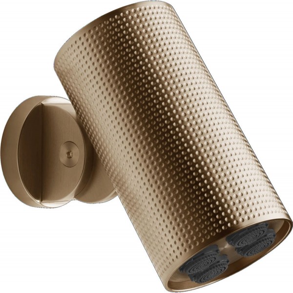 Ντους (Jet) Multi Spray, Φ7,9cm, Warm Bronze Brushed PVD, χρώμα: Μπρονζέ από ορείχαλκο επιφάνεια: Βουρτσισμένη