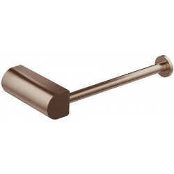 Paper holder no cover material: Brass, color: Bronze surface: Brushed Toilet paper holders