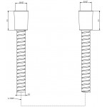 Σπιράλ 150cm από μέταλλο Copper Brushed PVD, χρώμα: Μπρονζέ επιφάνεια: Βουρτσισμένη Σπιράλ τηλεφώνου Σπιράλ 150cm από μέταλλο Copper Brushed PVD, χρώμα: Μπρονζέ επιφάνεια: Βουρτσισμένη Σπιράλ τηλεφώνου