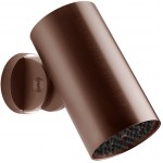 Ντους (Jet) επίτοιχο, Φ13,5cm, Copper Brushed PVD, χρώμα: Μπρονζέ από ορείχαλκο επιφάνεια: Βουρτσισμένη