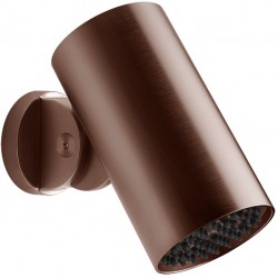 Ντους (Jet) επίτοιχο, Φ13,5cm, Copper Brushed PVD, χρώμα: Μπρονζέ από ορείχαλκο επιφάνεια: Βουρτσισμένη