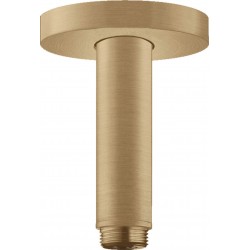 Arm 10cm Ceiling-mounted material: Brass, color: Bronze surface: Brushed Shower arms