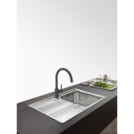 Kitchen tap Deck-mounted material: Brass, color: Grey surface: Matt Deck-mounted Kitchen tap Deck-mounted material: Brass, color: Grey surface: Matt Deck-mounted