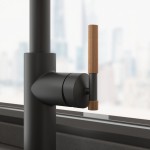 Kitchen tap Deck-mounted material: Brass with shower, color: Black/Bronze surface: Matt Deck-mounted Kitchen tap Deck-mounted material: Brass with shower, color: Black/Bronze surface: Matt Deck-mounted