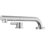 Μπαταρία κουζίνας βυθιζόμενη από inox με ντους, Outdoor Spray HP SS, AISI 316, χρώμα: Χρωμέ επιφάνεια: Βουρτσισμένη Βυθιζόμενες