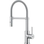 Kitchen tap Deck-mounted material: Inox with shower Semi pro, AISI 304, color: Chrome surface: Brushed Deck-mounted Kitchen tap Deck-mounted material: Inox with shower Semi pro, AISI 304, color: Chrome surface: Brushed Deck-mounted