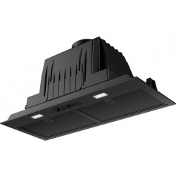 Absorber Concealed simple 52cm, style: 240 W Black, color: Black Build-in Cooker hoods