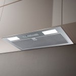 Απορροφητήρας εντοιχιζόμενος απλός 52cm 240 W Inox, χρώμα: Χρωμέ Απορροφητήρες εντοιχιζόμενοι