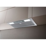 Απορροφητήρας εντοιχιζόμενος απλός 52cm 240 W Inox, χρώμα: Χρωμέ Απορροφητήρες εντοιχιζόμενοι
