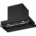 Απορροφητήρας εντοιχιζόμενος απλός 60cm 250 W FST BK 604 Black Extra Matt, χρώμα: Μαύρο Απορροφητήρες εντοιχιζόμενοι