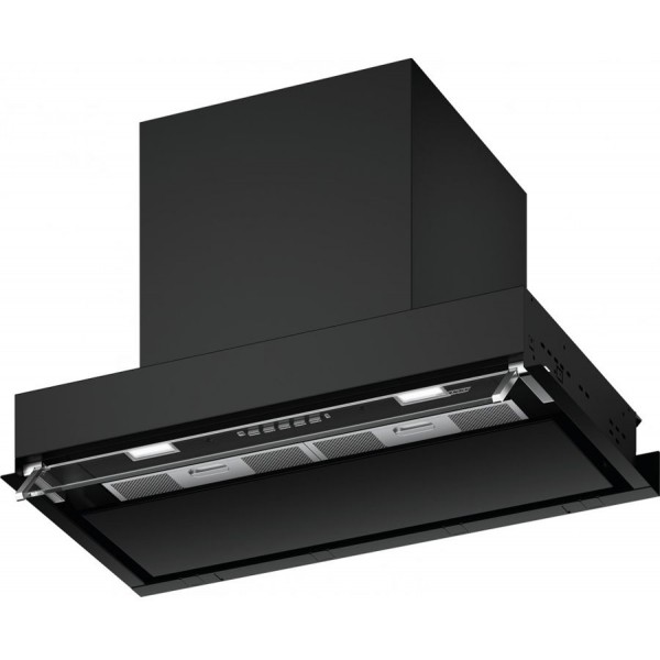 Απορροφητήρας εντοιχιζόμενος απλός 60cm 250 W FST BK 604 Black Extra Matt, χρώμα: Μαύρο Απορροφητήρες εντοιχιζόμενοι